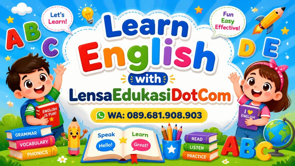 Privat Bahasa Inggris Jogja - Lensa Edukasi - Mutiara Angelina Octavia Subekti - Nanang Bagus Subekti